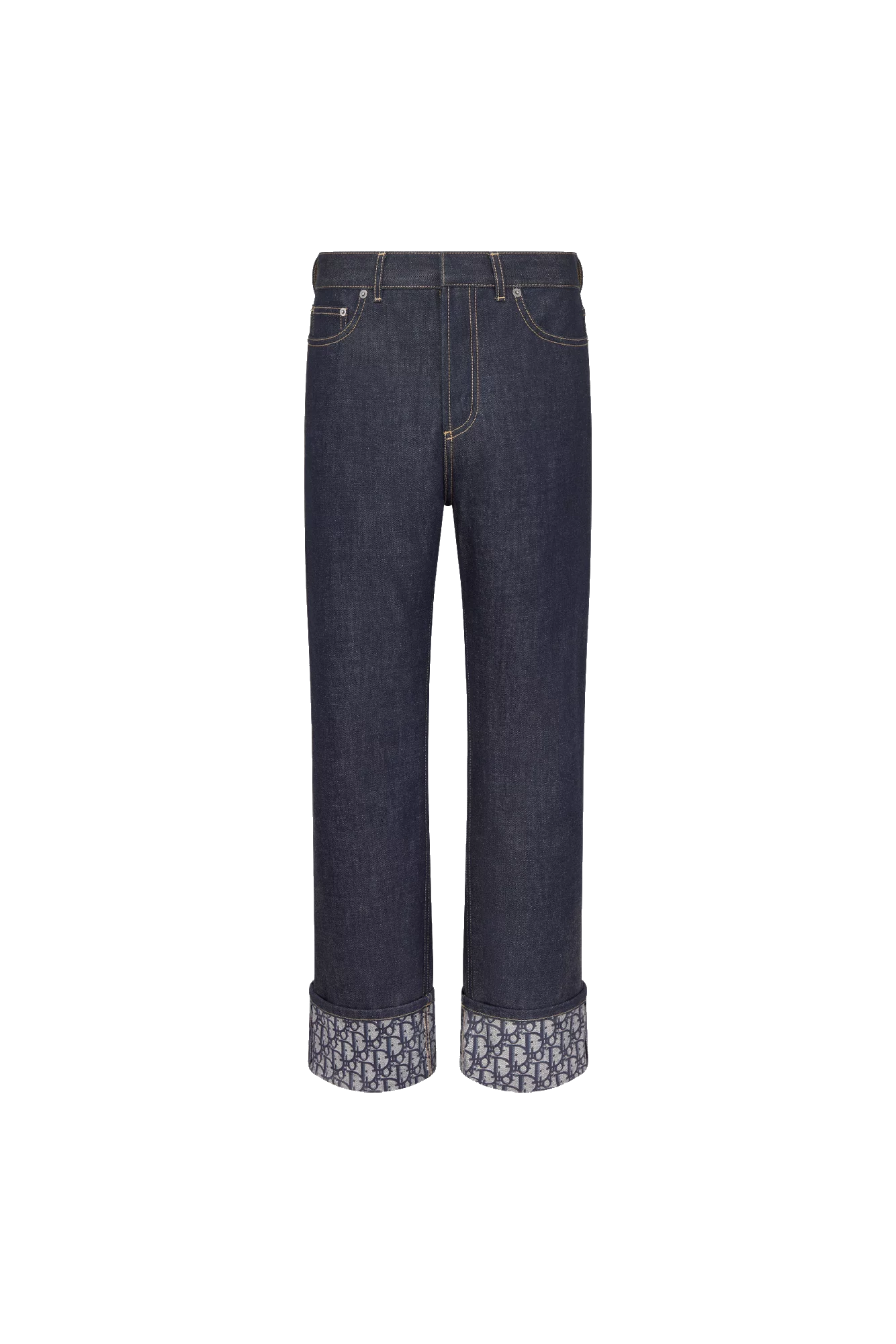 Long Slim-Fit Dior Oblique Jeans