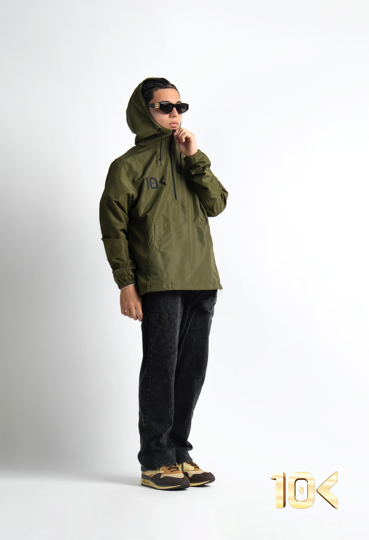 10K Olive Windbreaker