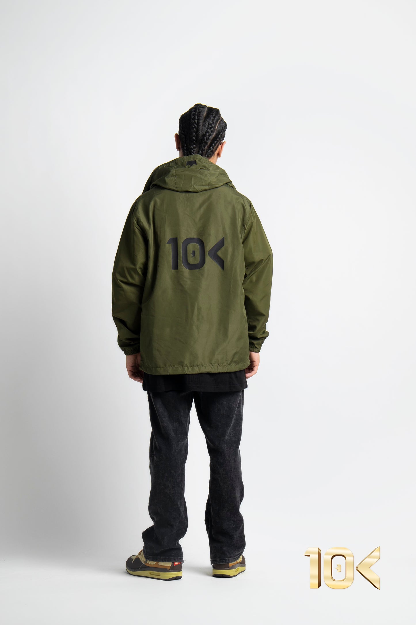 10K Olive Windbreaker